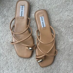 Steve Madden Anniston Sandals in Light Cognac